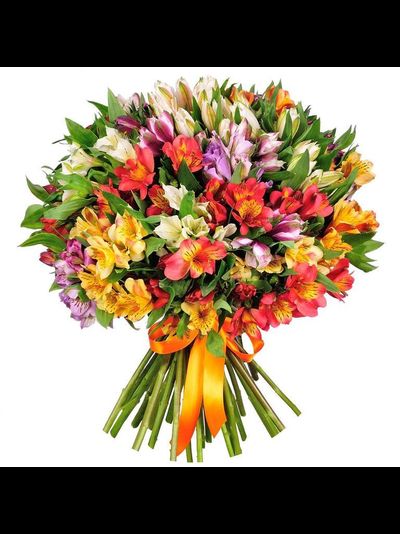 БУКЕТ ИЗ 25 ВЕТОК АЛЬСТРОМЕРИИ