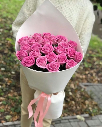 25 РОЗ 50 см ЦВЕТ НА ВЫБОР