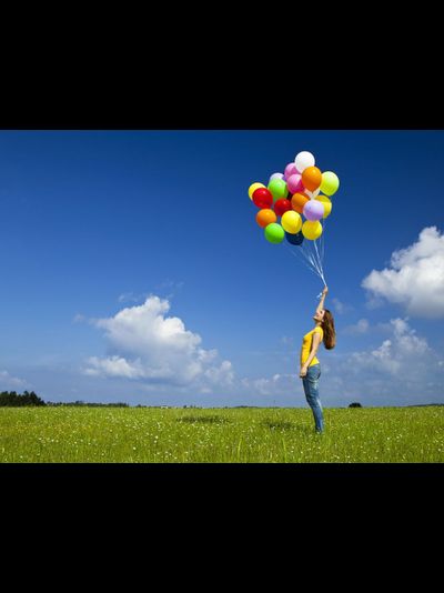 Облако шаров "Радуга"