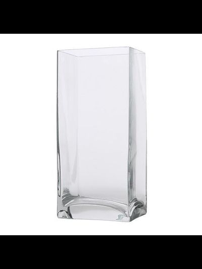 Квадратная стеклянная ваза