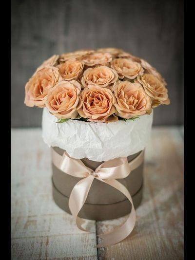 Моно букет "Капучино" от 13 до 61 розы