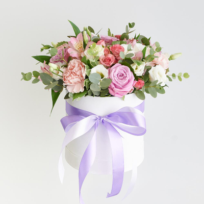Шляпная коробка Rose&White