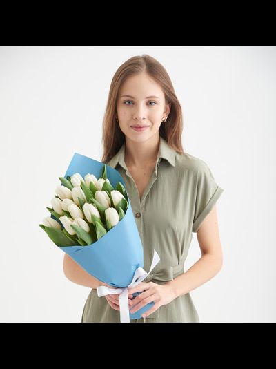 Букет из 15 тюльпанов