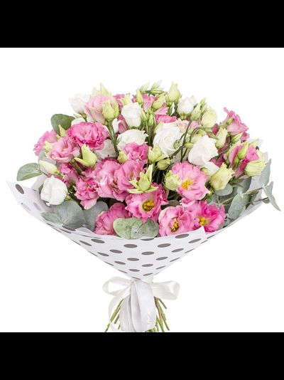 Букет эустом "Эвкалипт"