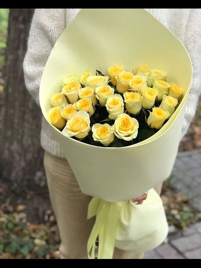 25 РОЗ 50 см ЦВЕТ НА ВЫБОР