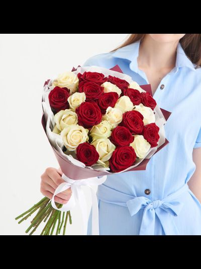 Микс из 25 роз
