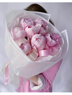 Розовый пион количество на выбор