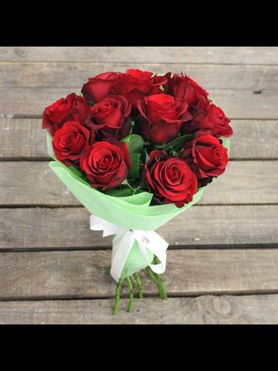 БУКЕТ ИЗ 11 РОЗ "CHERRY"