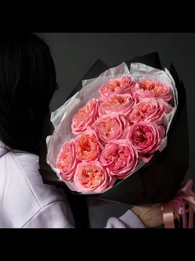 "Монобукет 11 роз Pink Xpression Premium "